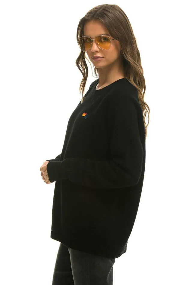 Vintage Cabin 2 Unisex Cashmere Sweater 8211 Black Men Aviator Nation Sweatshirts