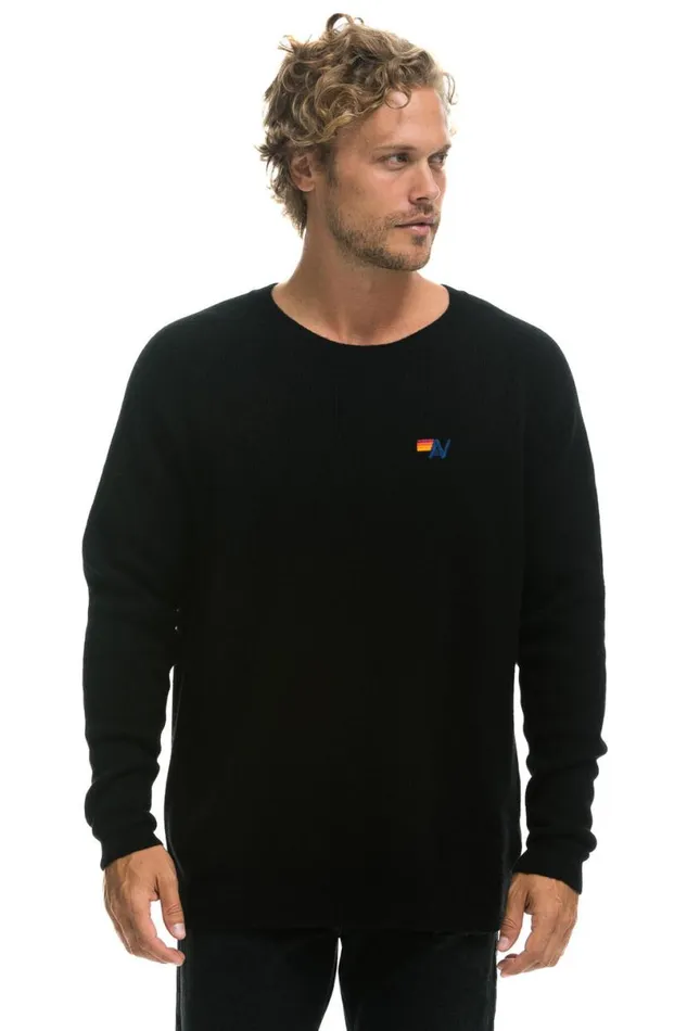 Vintage Cabin 2 Unisex Cashmere Sweater 8211 Black Men Aviator Nation Sweatshirts