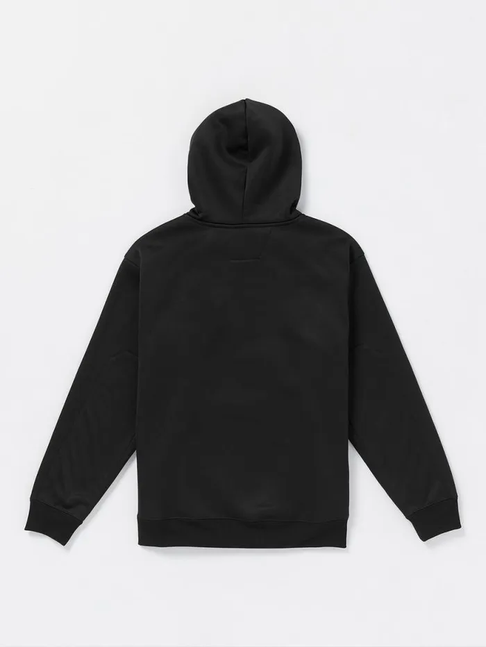 Volcom Workwear Bonded Pullover Hoodie 8211 Black Mens Volcom Hoodies and Sweatshirts