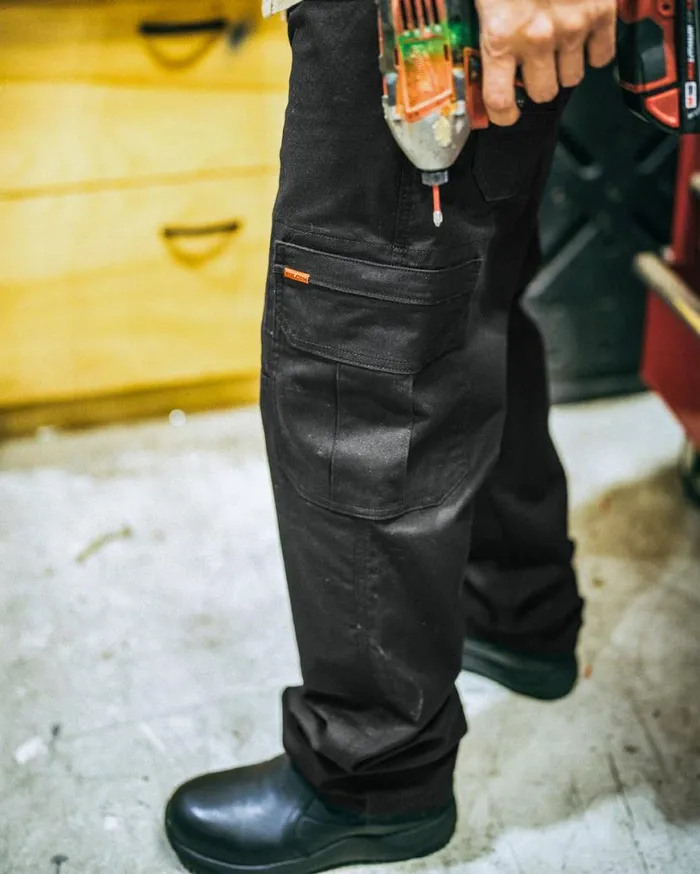 Volcom Workwear Gage Work Pants 8211 Black Mens Volcom Pants