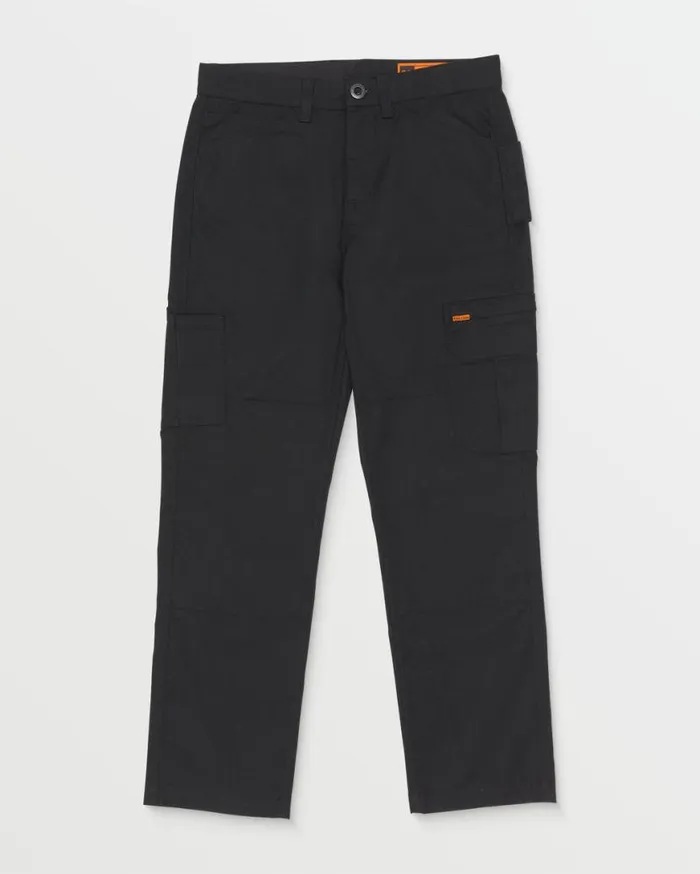 Volcom Workwear Gage Work Pants 8211 Black Mens Volcom Pants