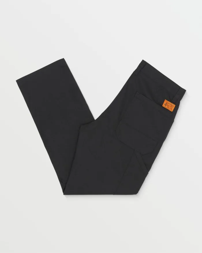 Volcom Workwear Gage Work Pants 8211 Black Mens Volcom Pants