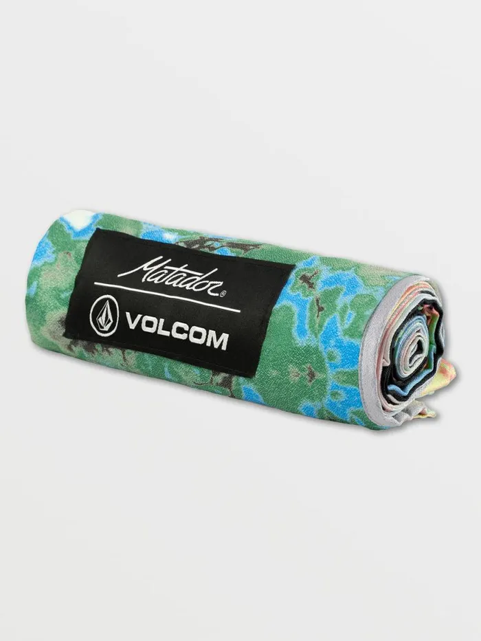 Volcom X Matador Packable Beach Towel 8211 Tie Dye Mens Volcom Accessories