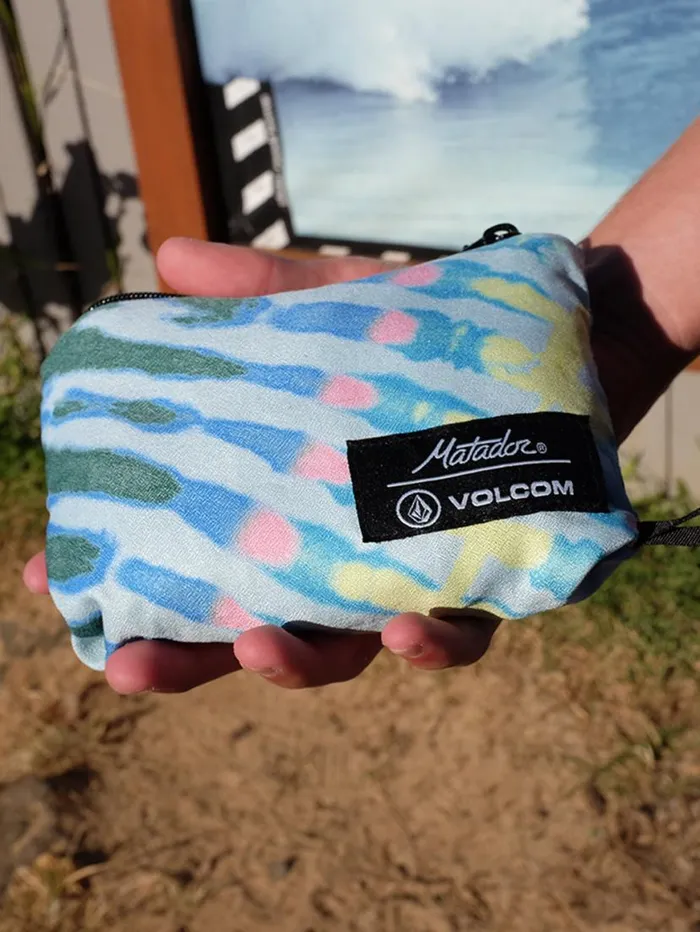Volcom X Matador Packable Beach Towel 8211 Tie Dye Mens Volcom Accessories