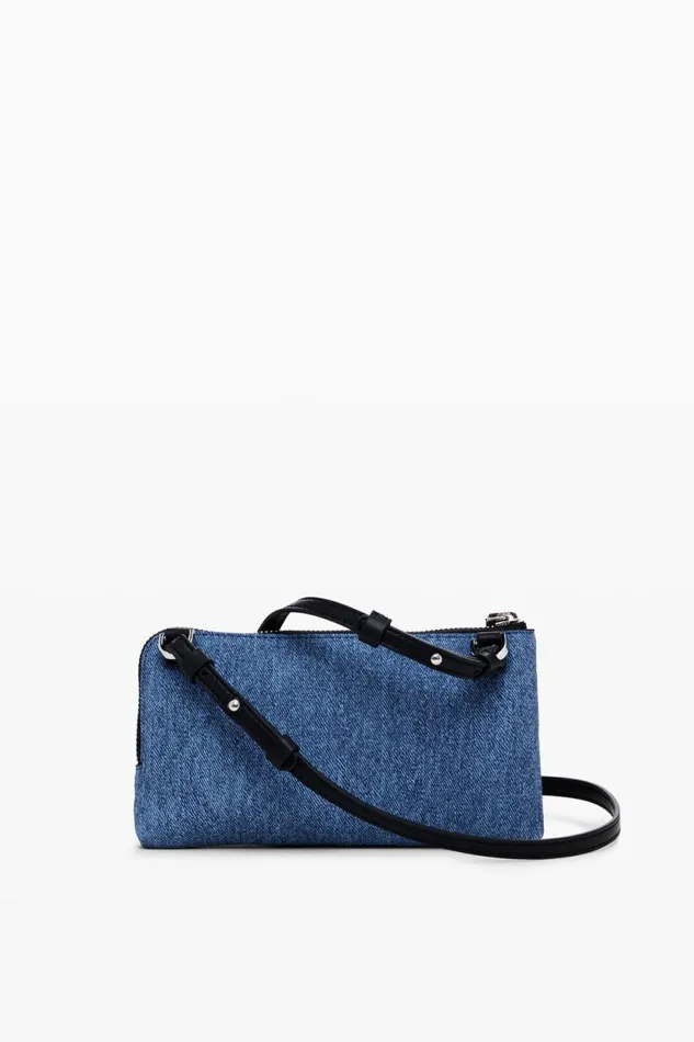 Wallets Women Desigual Mickey Mouse L Denim Wallet Blue