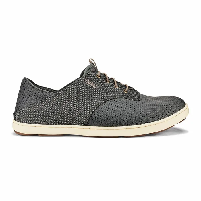 WaterFriendly Men Olukai Nohea Moku Boat Shoes 8211 Charcoal Clay