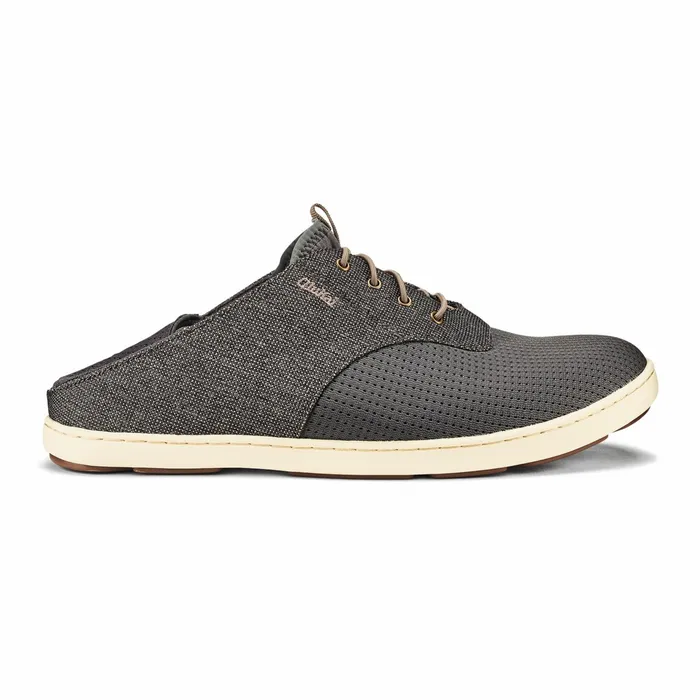 WaterFriendly Men Olukai Nohea Moku Boat Shoes 8211 Charcoal Clay