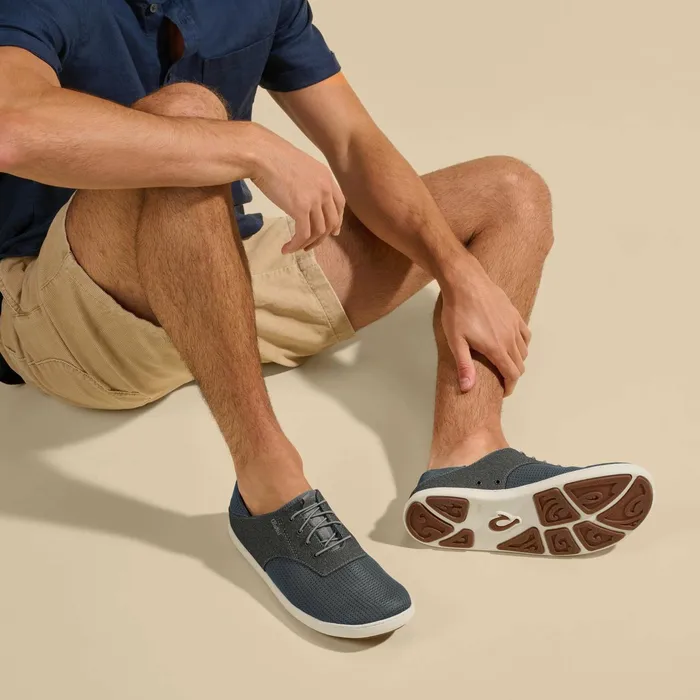 WaterFriendly Men Olukai Nohea Moku Boat Shoes 8211 Charcoal Clay