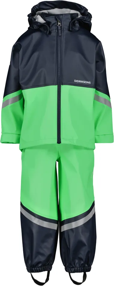 Waterman Kids039 Set Galon Navy Kids Didriksons Unlined Rain Set