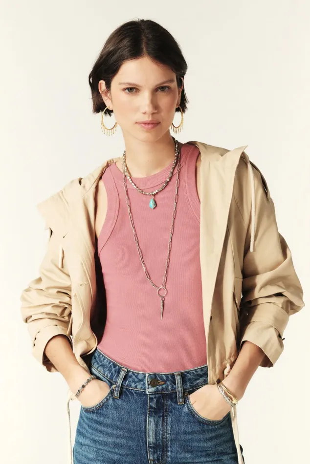 Waterproof Jacket Torry Beige Women Baandsh Jackets and Coats
