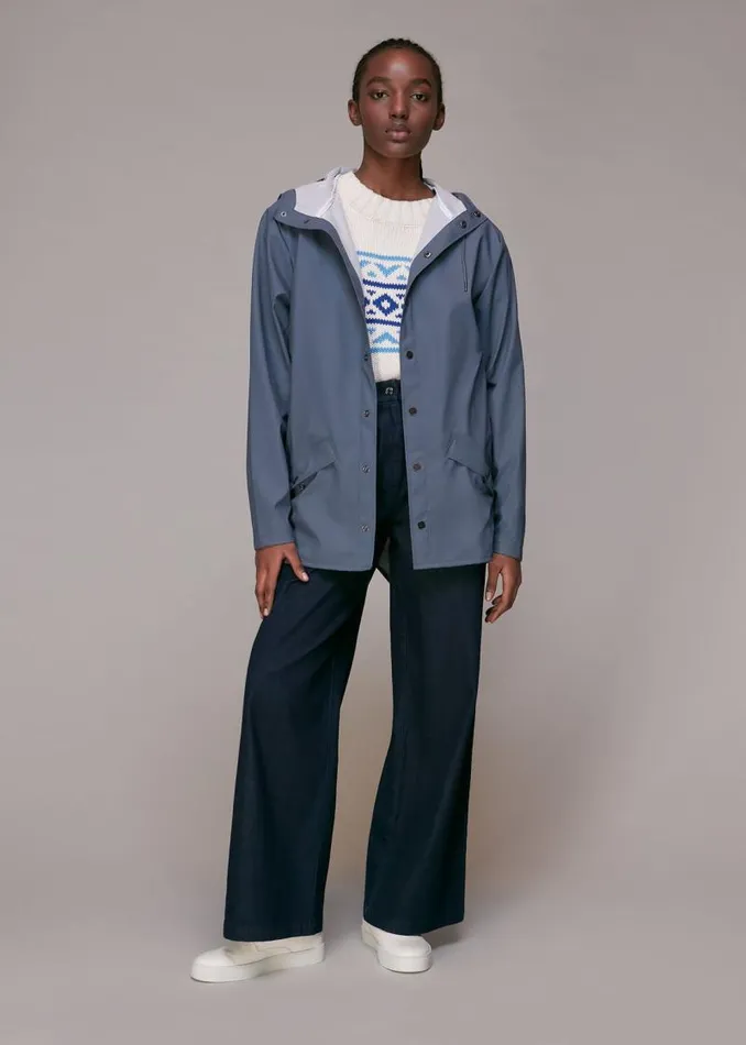 Whistles Coats and Jackets Blue Rains Jacket 8211 Women