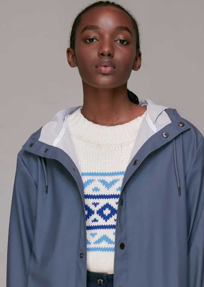 Whistles Coats and Jackets Blue Rains Jacket 8211 Women