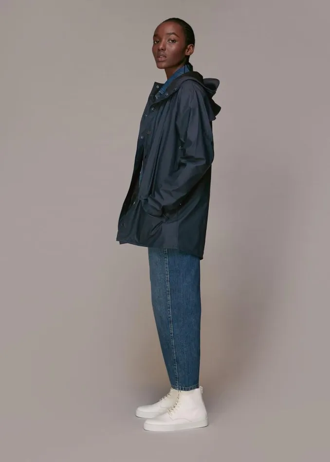 Whistles Coats and Jackets Navy Rains Jacket 8211 Women