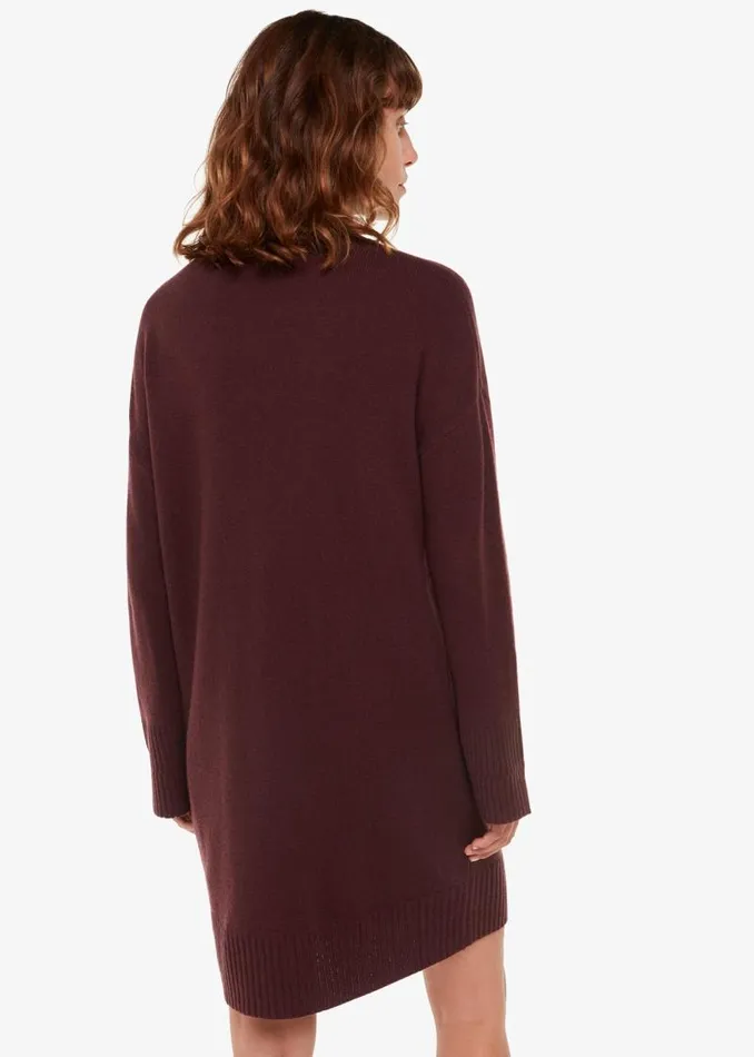 Whistles Dresses Burgundy Amelia Wool Sweater Dress 8211 Women