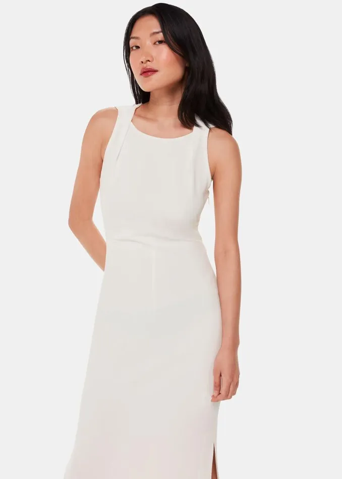 Whistles Dresses Ivory Tie Back Maxi Dress 8211 Women