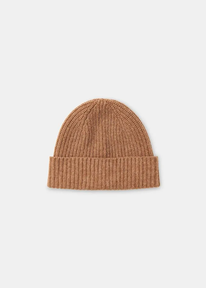 Whistles Hats Gloves and Scarves Camel Lambswool Hat 8211 Women