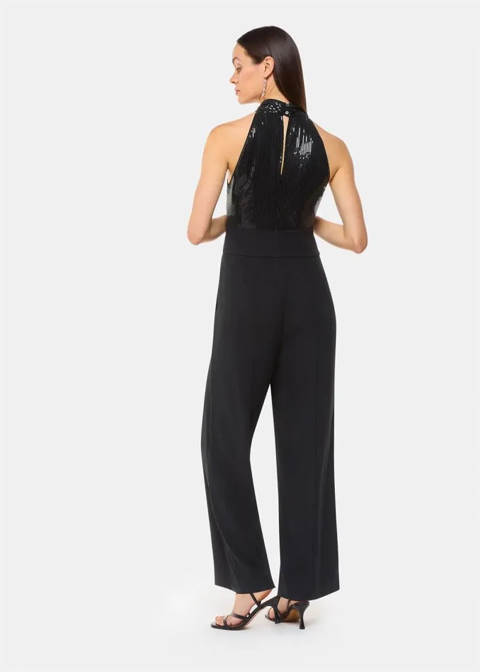 Whistles Jumpsuits Black Leah Sequin Bodice Jumpsuit 8211 Women