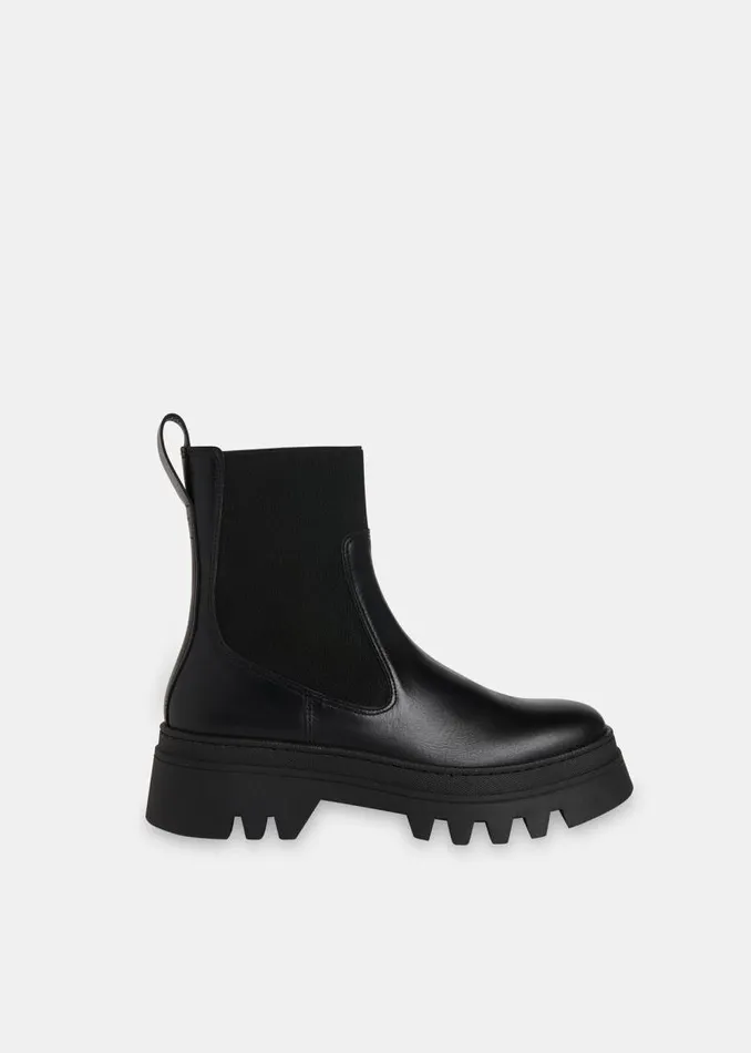 Whistles Leather Black Hatton Chunky Chelsea Boot 8211 Women
