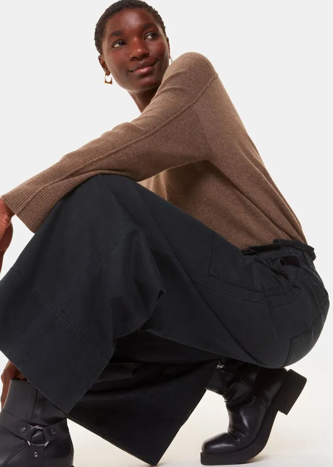 Whistles Pants Black Charlie Drawstring Pant 8211 Women