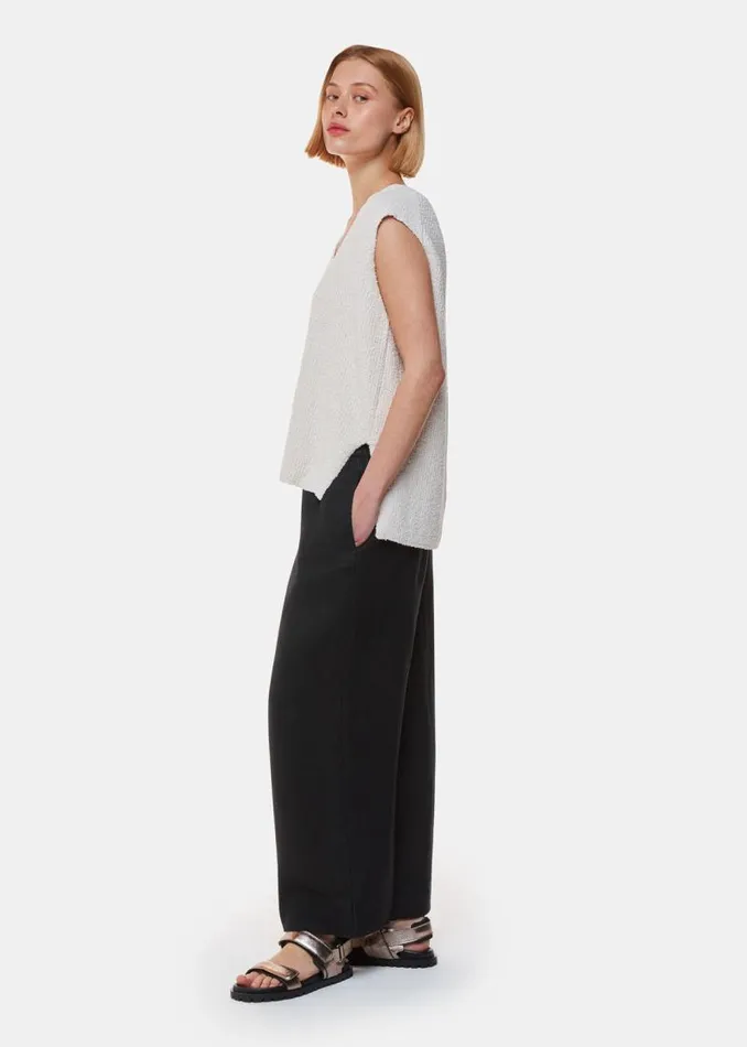 Whistles Pants Black Linen Pocket Pants 8211 Women