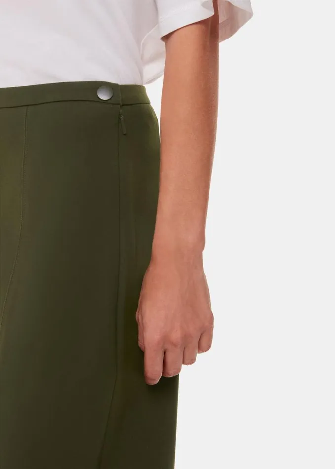 Whistles Pants Khaki Camilla Wide Leg Pants 8211 Women