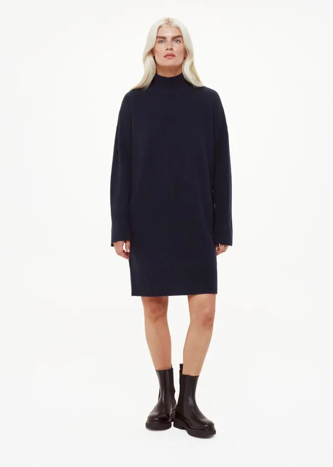 Whistles Petite Dresses and Jumpsuits Navy Petite Amelia Wool Sweater Dress 8211 Women