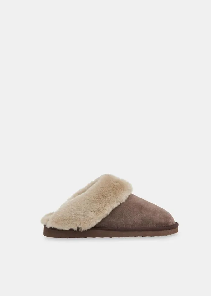 Whistles Slippers Taupe Emilia Cuff Slipper 8211 Women
