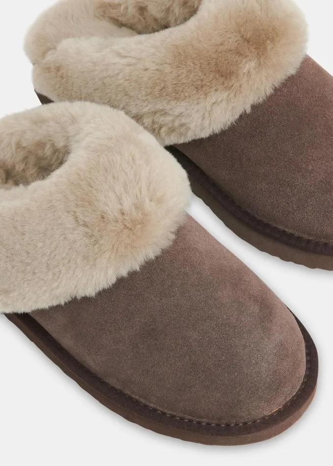 Whistles Slippers Taupe Emilia Cuff Slipper 8211 Women