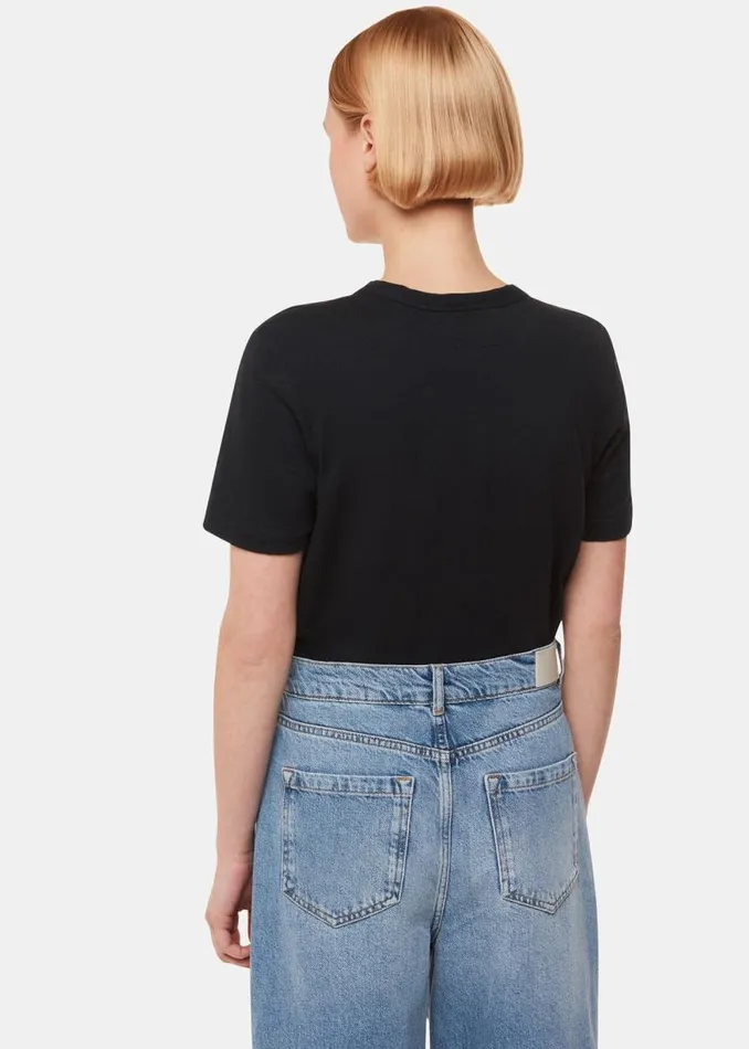 Whistles Tops Black Emily Ultimate TShirt 8211 Women