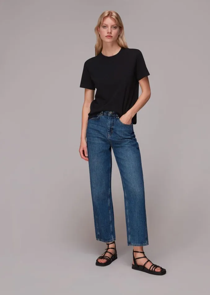 Whistles Tops Black Emily Ultimate TShirt 8211 Women