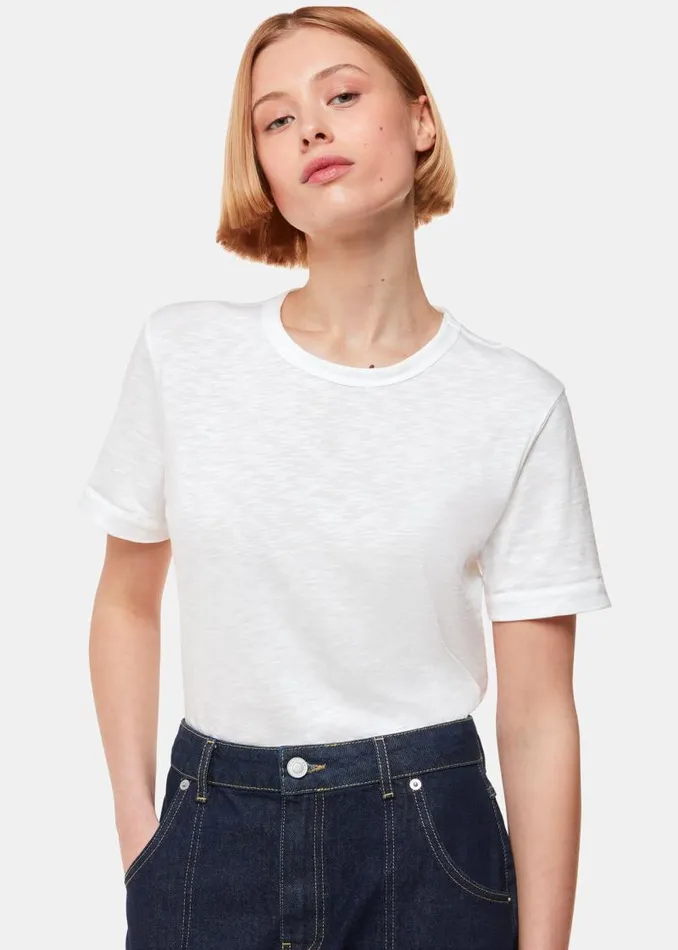 Whistles Tops White Emily Ultimate TShirt 8211 Women