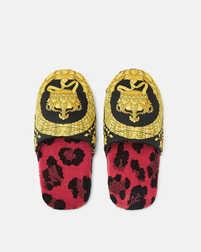 Wild Barocco Slippers Printred Home and Lifestyle Versace Slippers