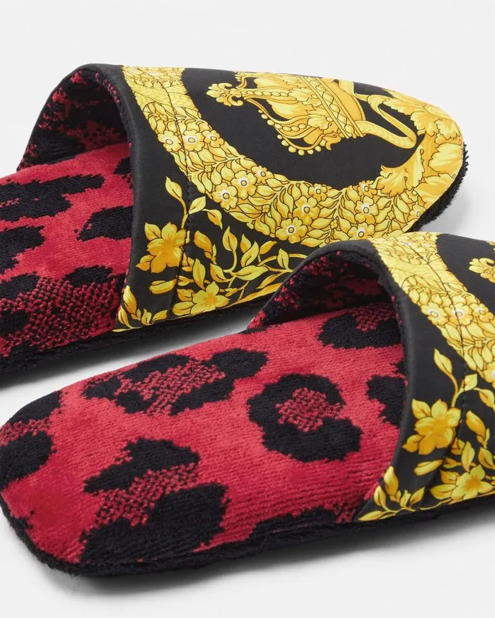 Wild Barocco Slippers Printred Home and Lifestyle Versace Slippers