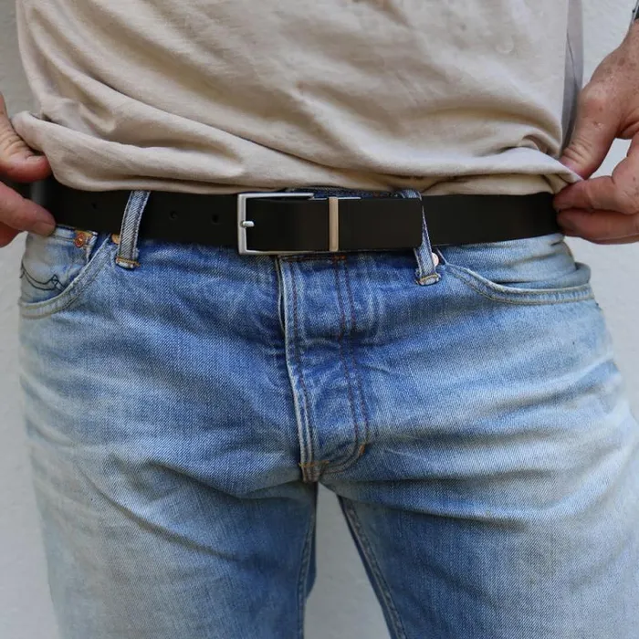 Windsor Smith Belts Men ALEC REVERSIBLE BELT BLACKWHISKEY Windsor Smith Belts Men ALEC REVERSIBLE BELT BLACKWHISKEY