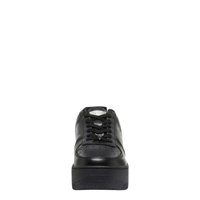 Windsor Smith Platform Sneakers Women RACERR BLACK LEATHER SNEAKERS Windsor Smith Platform Sneakers Women RACERR BLACK LEATHER SNEAKERS