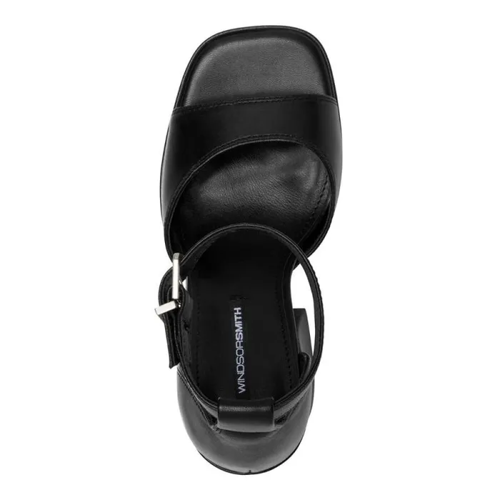 Windsor Smith Platforms Women AWARE BLACK PLATFORM HEELS Windsor Smith Platforms Women AWARE BLACK PLATFORM HEELS