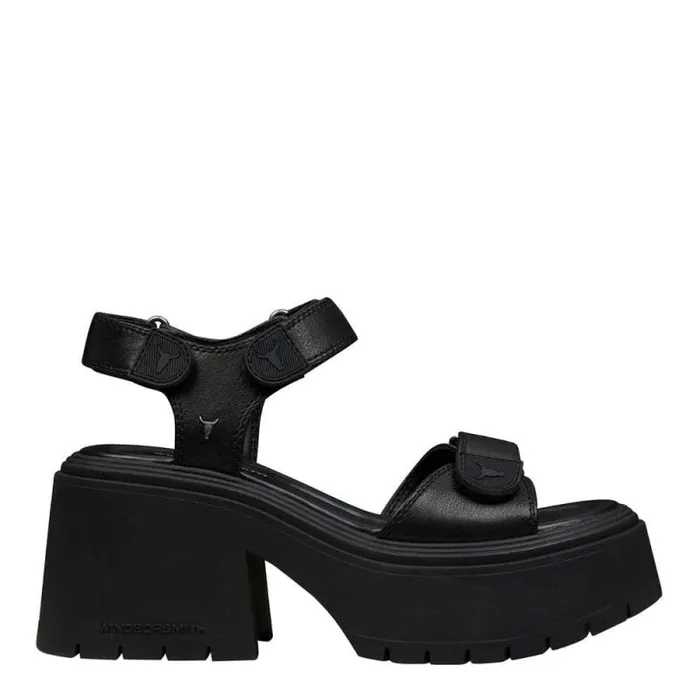 Windsor Smith Sandals Women CONFETTI BLACK CHUNKY SANDALS