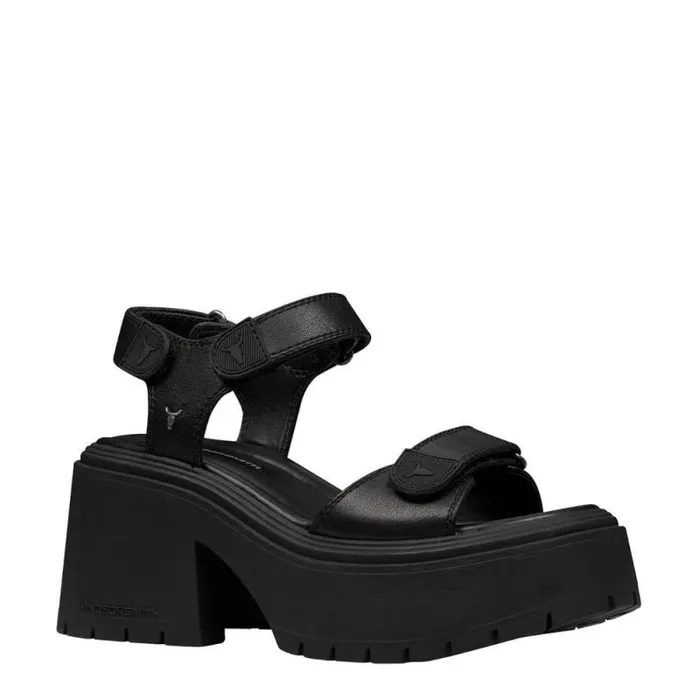 Windsor Smith Sandals Women CONFETTI BLACK CHUNKY SANDALS Windsor Smith Sandals Women CONFETTI BLACK CHUNKY SANDALS