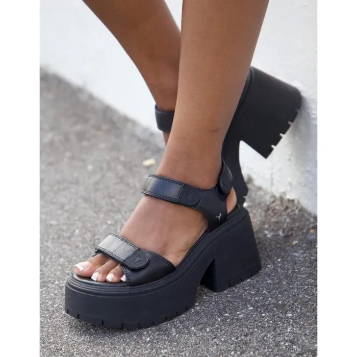 Windsor Smith Sandals Women CONFETTI BLACK CHUNKY SANDALS Windsor Smith Sandals Women CONFETTI BLACK CHUNKY SANDALS