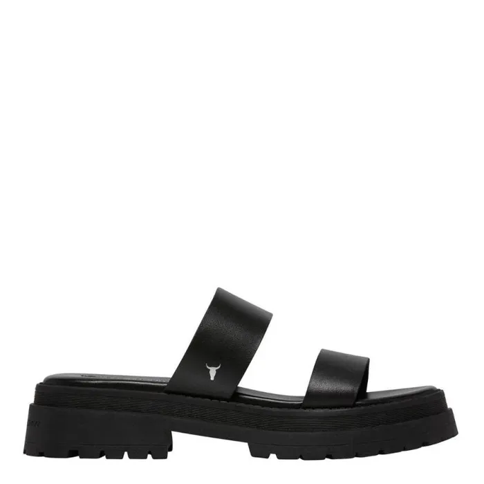 Windsor Smith Sandals Women LASER BLACK LEATHER SANDALS