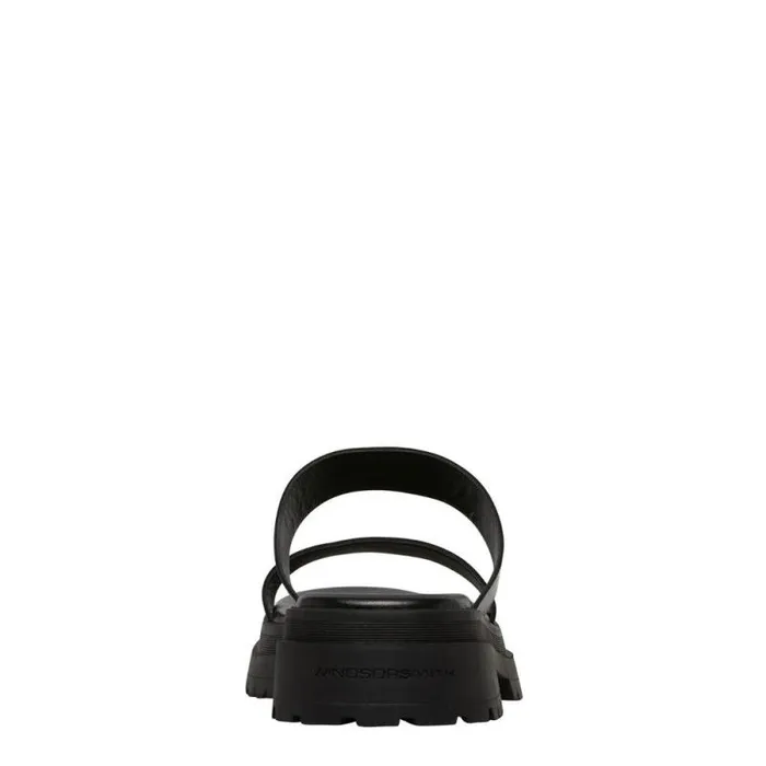 Windsor Smith Sandals Women LASER BLACK LEATHER SANDALS Windsor Smith Sandals Women LASER BLACK LEATHER SANDALS