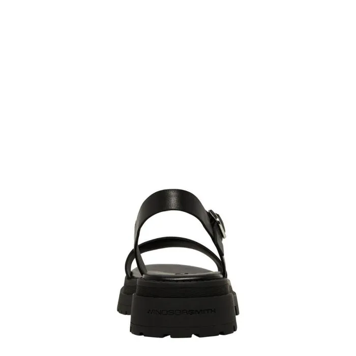 Windsor Smith Sandals Women LINGER BLACK LEATHER SANDALS Windsor Smith Sandals Women LINGER BLACK LEATHER SANDALS
