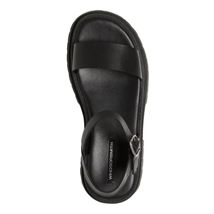 Windsor Smith Sandals Women LINGER BLACK LEATHER SANDALS Windsor Smith Sandals Women LINGER BLACK LEATHER SANDALS