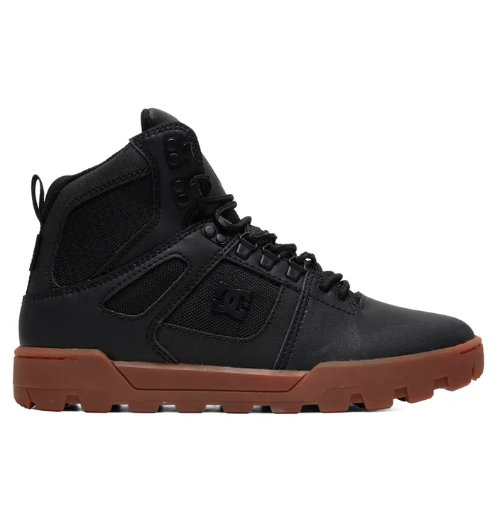 Winter Boots Men Pure HighTop WaterResistant Winter Boots blackgum DC Shoes