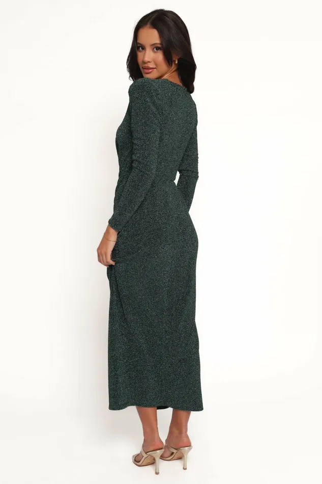 Winter Dresses Grayson Maxi Dress Emerald 8211 Petal and Pup Women
