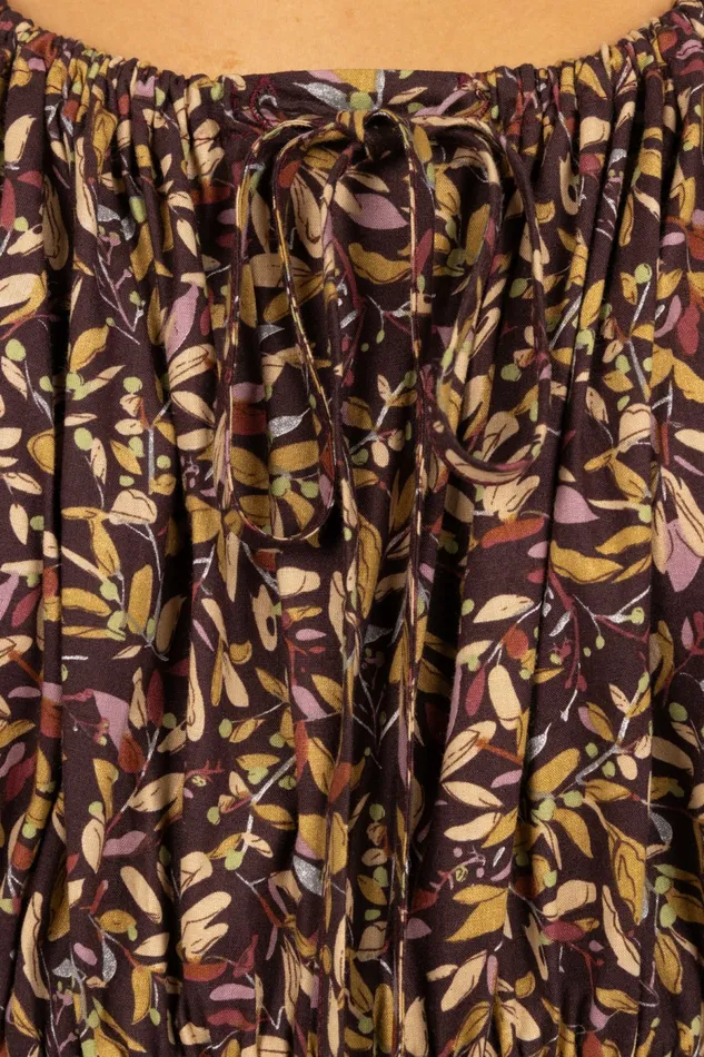 Winter Dresses Juliana Maxi Dress Plum Floral 8211 Petal and Pup Women