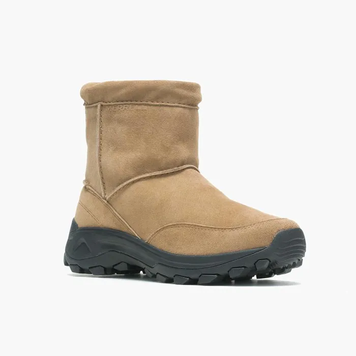 Winter Pull On Wide Width Camel Men Merrell Winter Boots