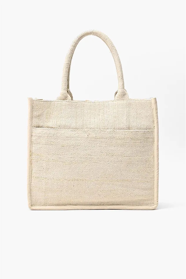 Winter White Tote Beach Bags America and Beyond Women