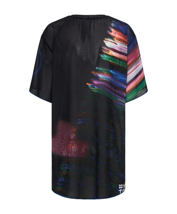 Women 99 CENT DREAMS MESH TEE DRESS One Teaspoon Mini Dresses Women 99 CENT DREAMS MESH TEE DRESS One Teaspoon Mini Dresses