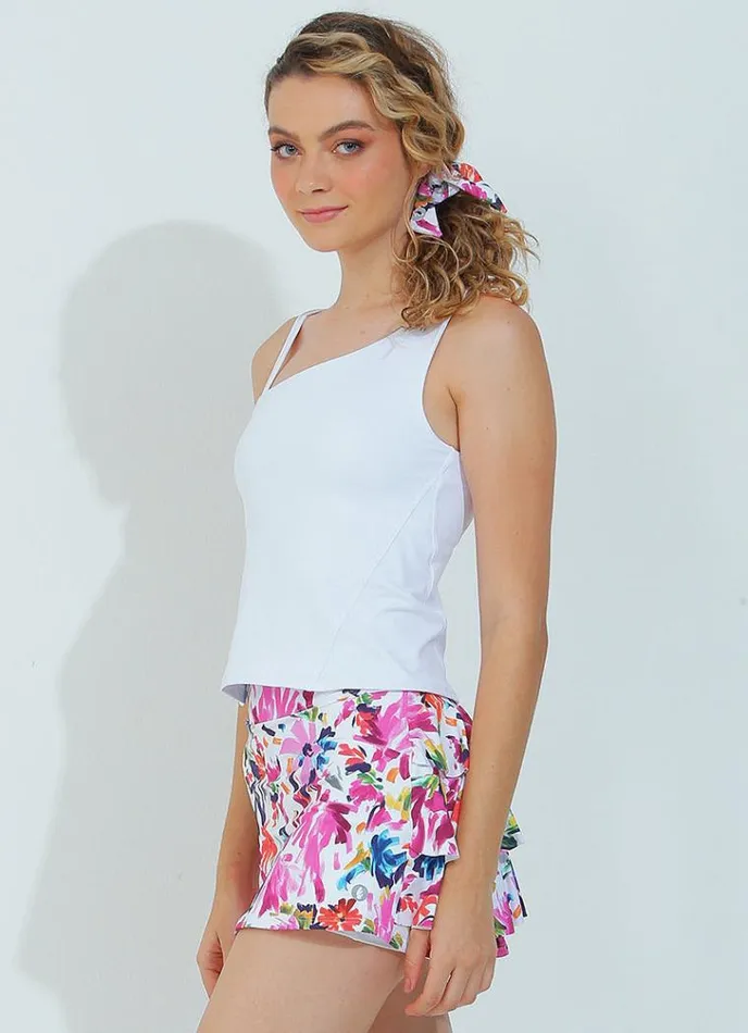 Women Ace Tank 20 White Dona Jo Tank Tops